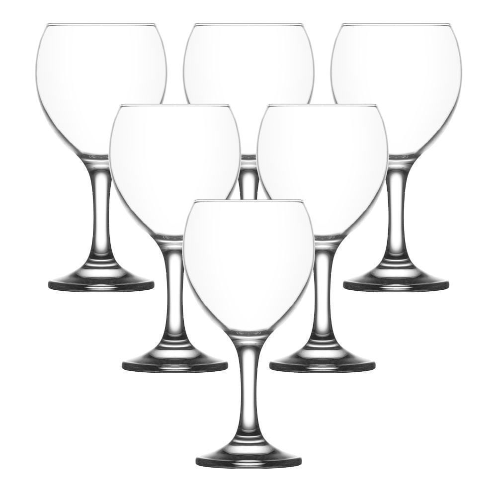 Conjunto com 6 Taças Vinho 260ml Mystic CV244246 Cazza