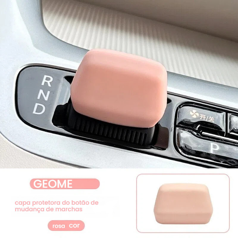Capa de Silicone para Cabeça de Alavanca de Câmbio para Geely EX2 ev/e.mas 5/Proton emas 5, Acessórios para Carro