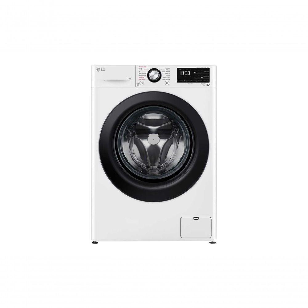 Lavadora Automática LG FV3012WC5 12kg Front Load Inteligência Artificial AIDD Branco 110V