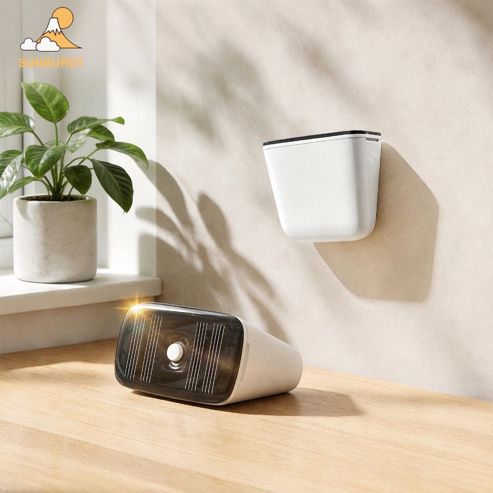 [Sunburst1 . br] Sensor De Umidade E Temperatura Solar Interna Externa IP66 Monitor De Ambiente De Jardim Para Quarto De