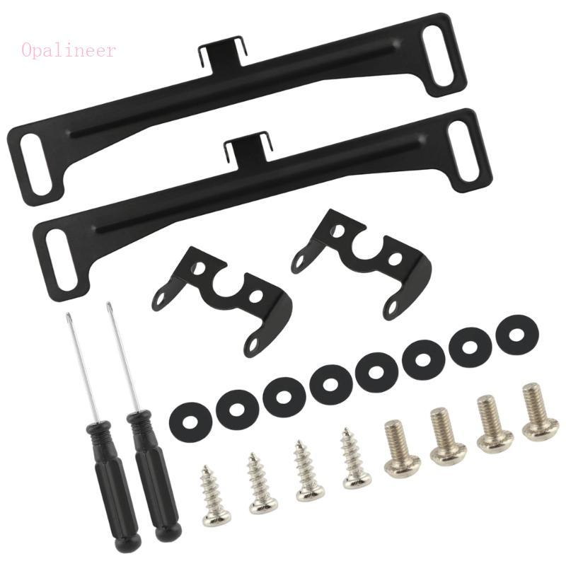 Kit Suporte Câmera Backup Placa Licença Opalineer Para Reparo Montagem Traseira 2 Pacotes