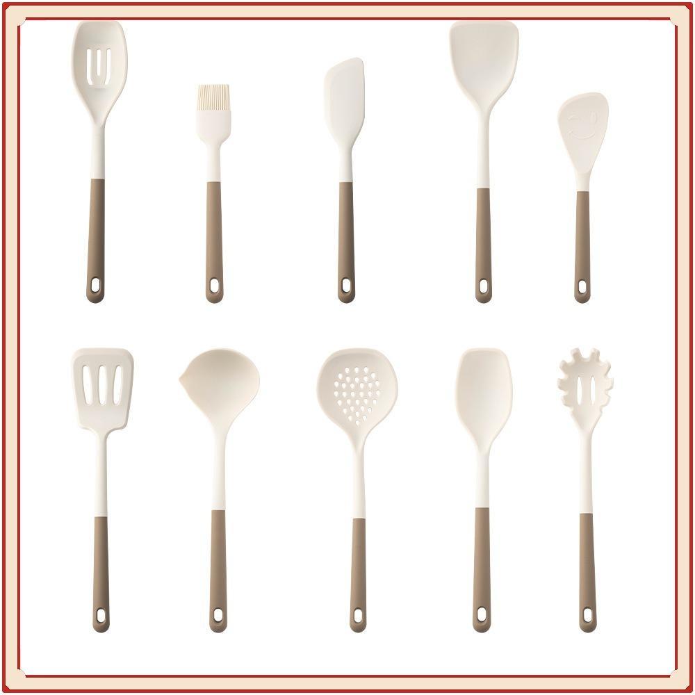 Raspador De Espátula De Cozinha , Conjunto De Utensílios Antiaderente Resistente A Altas Temperaturas , Concha De