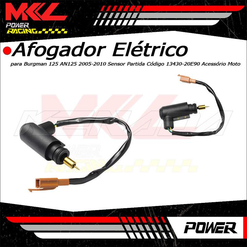 Afogador Elétrico Automático Para Carburador Burgman 125 AN125 AN150 2005 A 2010 13430-20E21-000