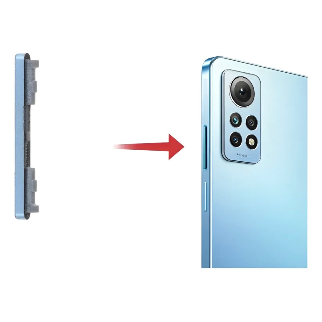 Botão Volume Externo Compatível Para Redmi Note 12 Pro 4G