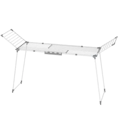 Varal de Chão King Extensível em Aço 2,23m Branco Bel