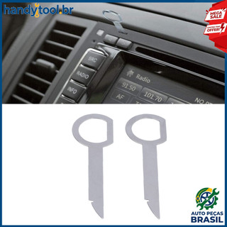 Chave de remoção de rádio de carro universal Ferramenta de liberação de metal Chaves ergonômicas com design redondo