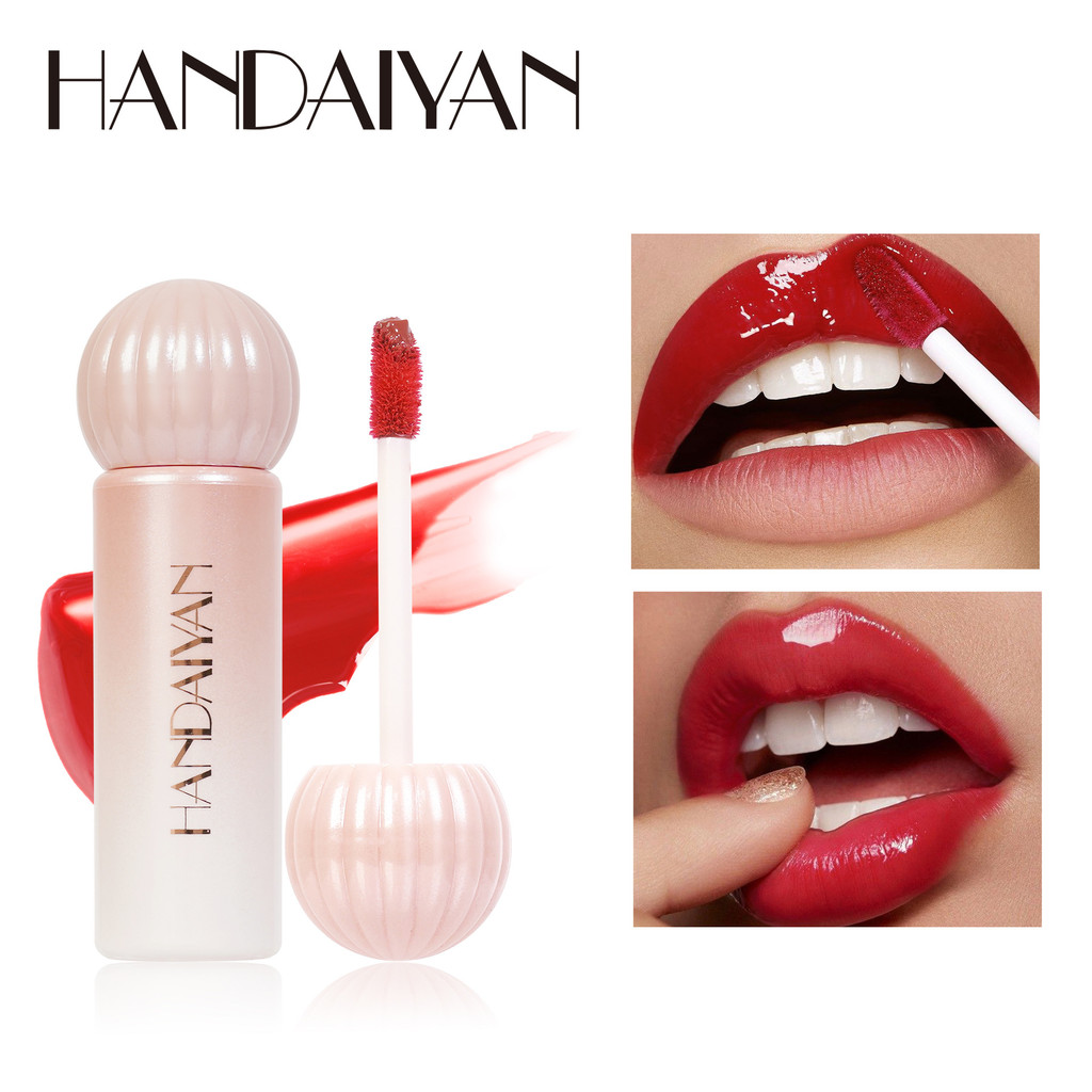 Tint labial com acabamento espelhado, fácil pigmentação, hidratante, textura suave e longa duração
