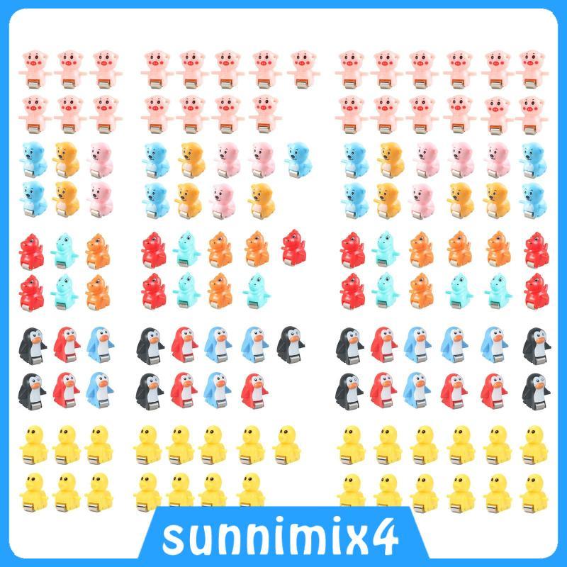 [Sunnimix4] Brinquedos De Pista De 6 Peças Conjunto De Veículos De Brinquedo De Animais Conjuntos De Bonecos De Banho Pr