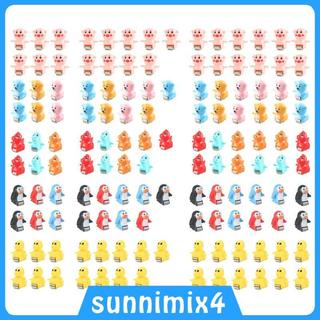 [Sunnimix4] Brinquedos De Pista De 6 Peças Conjunto De Veículos De Brinquedo De Animais Conjuntos De Bonecos De Banho Pr