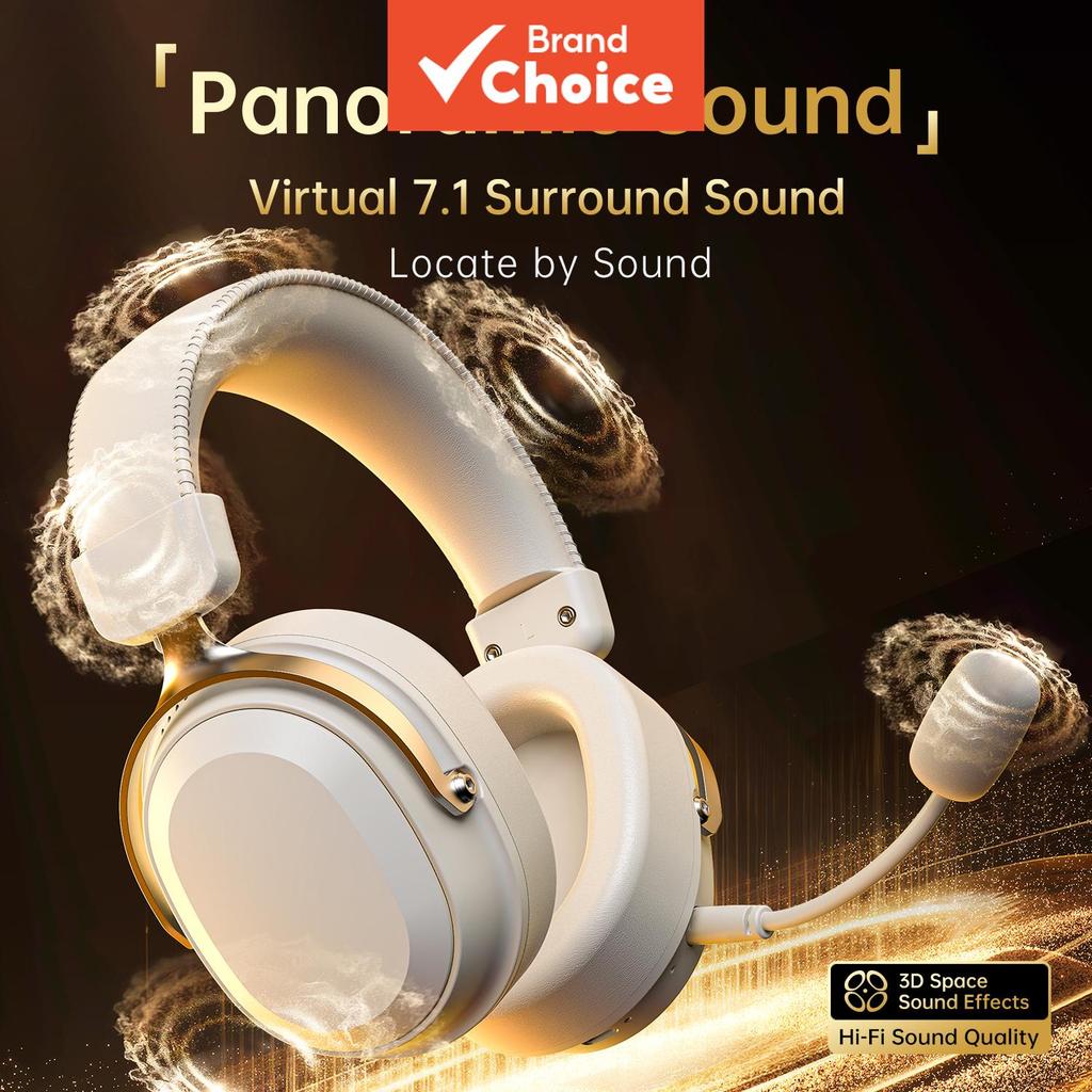 Attack Shark L30PRO Fones De Ouvido Sem Fio 2.4G Bluetooth Para Jogos Com Cancelamento De Ruído Baixo 4 Modos 7.1 Surrou