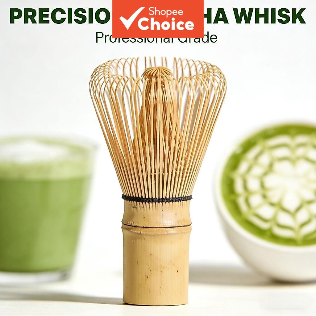 Chasen de bambu para preparar matcha