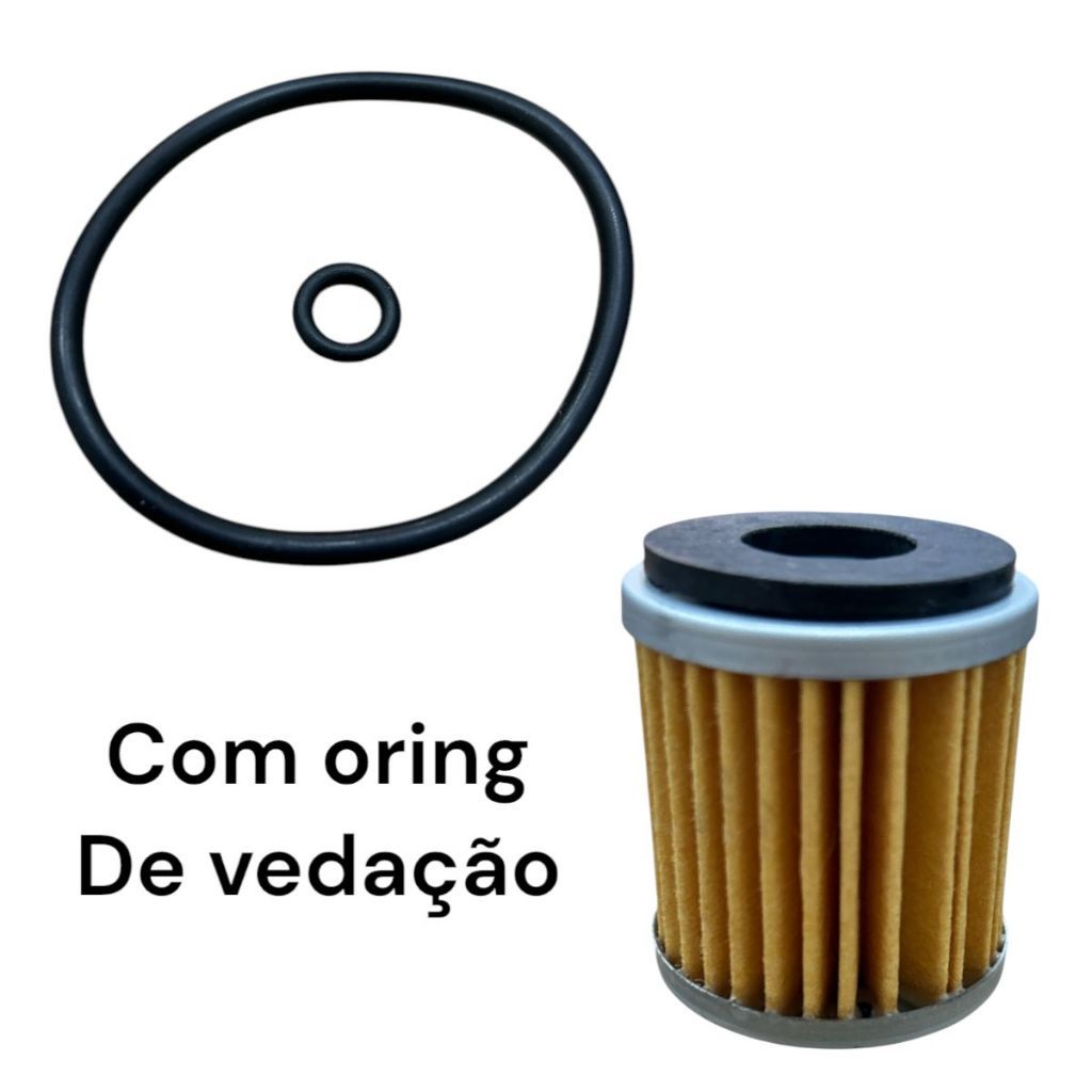 5x Filtro De Óleo Fazer 06-17 Tenere 250 Lander Xtz 250 YBR 250 (C/Anel Oring) — imagem 2 de 2