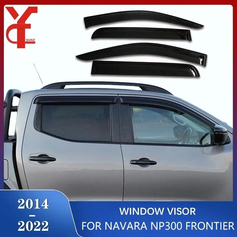 Viseira Da Janela Porta Para Nissan Navara Frontier NP300 2014 2015 2016 2017 2018 2019 2020 2021 2022 4WD Acessórios De