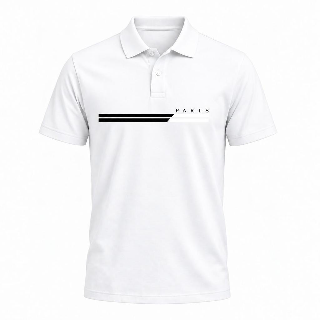 Camisa Polo Paris Masculina Basica Ideal Para Jeans Adulto E infantil, Camiseta Polo  Infantil 