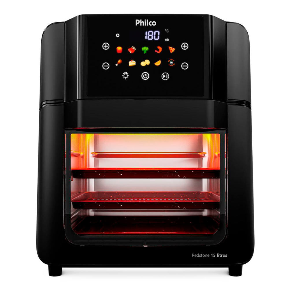 Fritadeira Air Fryer PAF15C 15L Philco Preta 127V