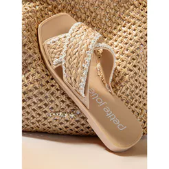Chinelo Petite Jolie Vibe Areia PJ7820