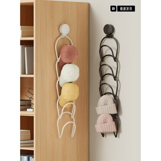 Chapéu de armazenamento ferramenta útil fixado na parede chapéu rack doméstico atrás da porta cabide Multi-camada pratel