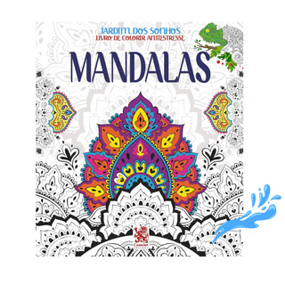 Livro Para Colorir Antiestresse - Jardim Dos Sonhos Mandalas - Editora Camelot