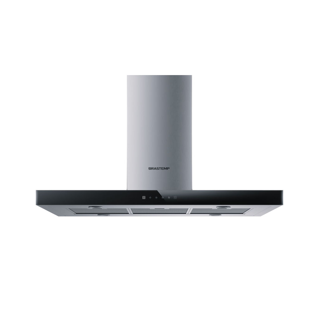 Coifa Tbox Ilha Brastemp 100cm cor Inox - BAF10AR