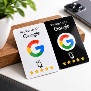 Cartão Avaliação Google NFC
