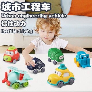 Crianças caminhão de engenharia inercial bebê caminhão basculante escavadeira carro mistura reboque brinquedo 1 a 2 anos