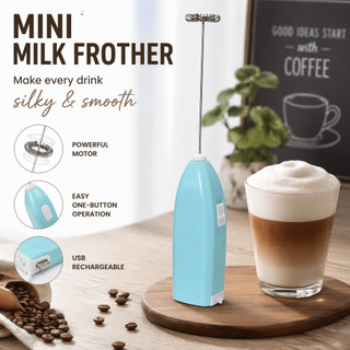 Mini Batedor De Aço Inoxidável Portátil Automático Hand Blender