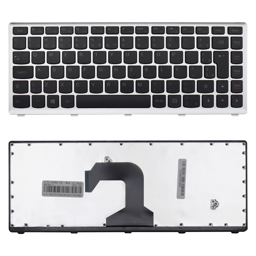 Teclado para Notebook compatível com Lenovo Ideapad S400 59339693 ABNT2 — oferta na Shopee