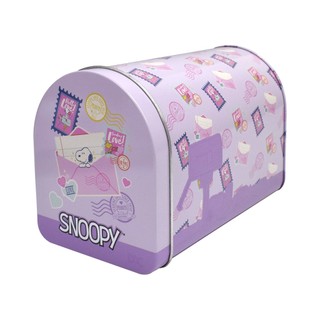Lata Colecionável em Metal com Cartas e Envelopes Snoopy - DAC