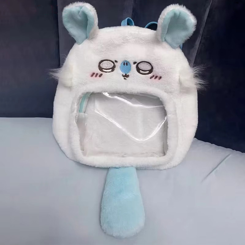 Chiikawa Esquilo Voador Leve Bolsa Escolar De Ombro Bonito Desenho Animado Janela Display Se Encaixa Estudante P