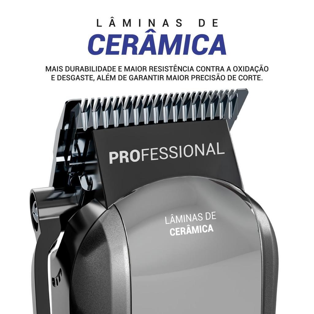 Máquina de Cortar Cabelo Philco 8 Acessórios 10W PCR07 · foto 2