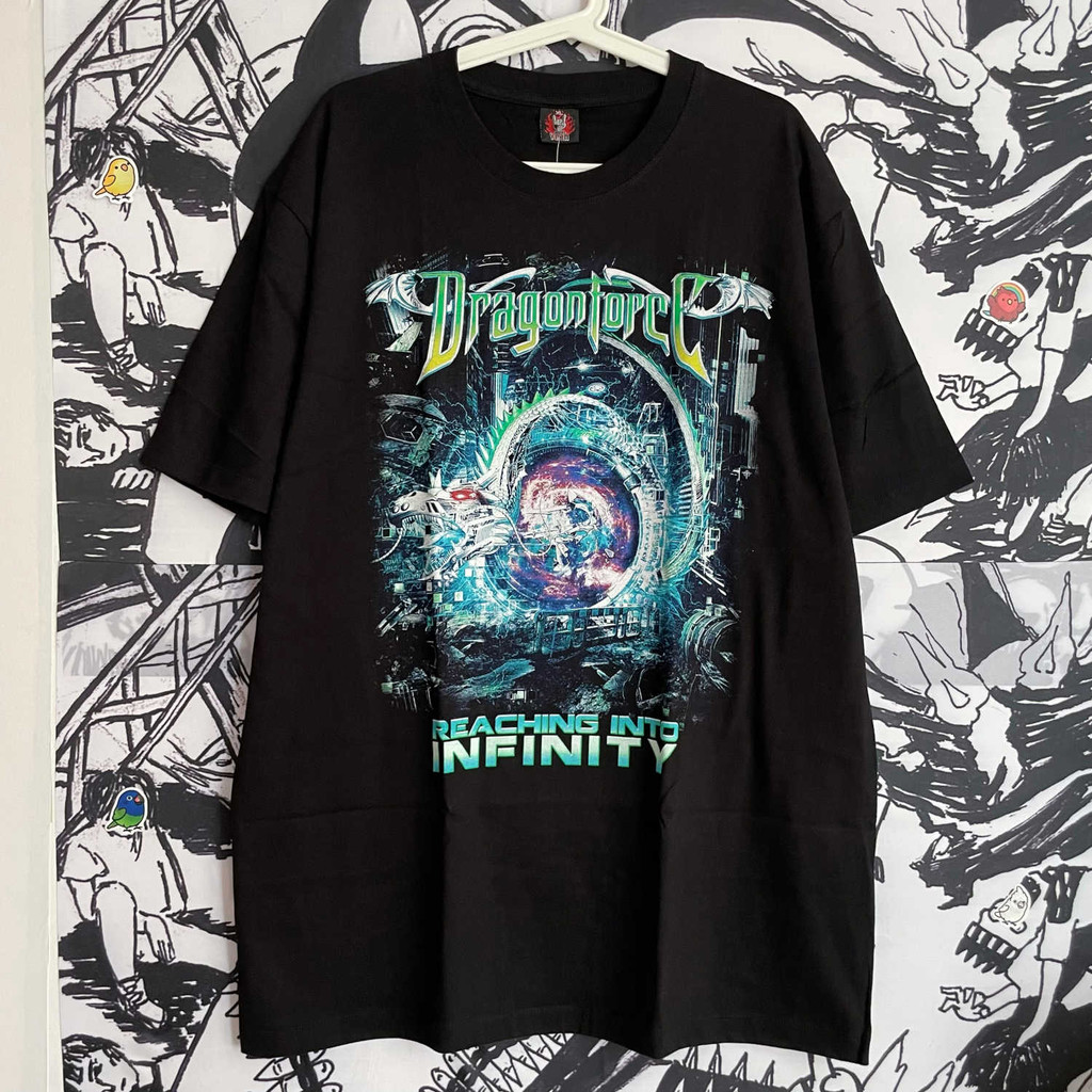 Camiseta Masculina DragonForce | Estética Power Metal Épico | Unissex 100% algodão