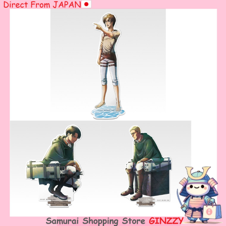 Ichiban Kuji Attack on Titan - Eu Vou Capturar o Titã Bestial - Suporte Acrílico Grande