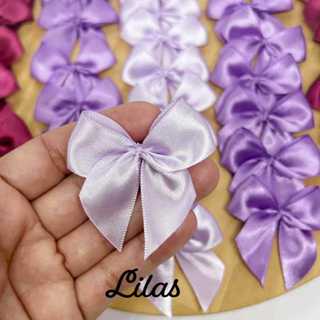 Laço de Fita Cetim Lilás Lavanda Fucsia nº5 - 5cm - 20 Unidades em Oferta na Shopee
