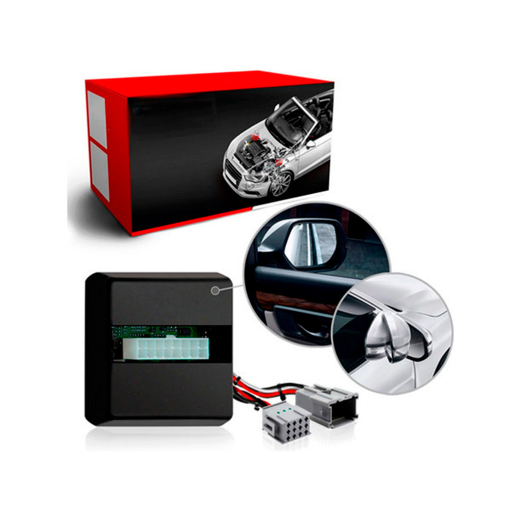 Módulo Retrovisor Ford Ranger 2013 a 2023 Tury PARK3.0.1L Rebatimento Função Tilt Down Plug and Play