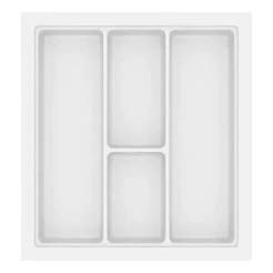 Divisor De Talheres Gaveta Ajustavel Cortavel 4 Divisorias Porta Utensilios Separador LJ-802