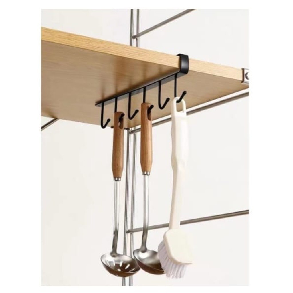 Suporte De Metal Porta Xícaras Canecas Utensílios Em Geral Para Pendurar No Armário