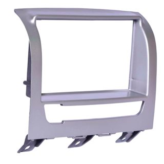 Moldura 2 Din 7 Polegadas Prata Palio Weekend 2013 Até 2016 em Oferta na Shopee