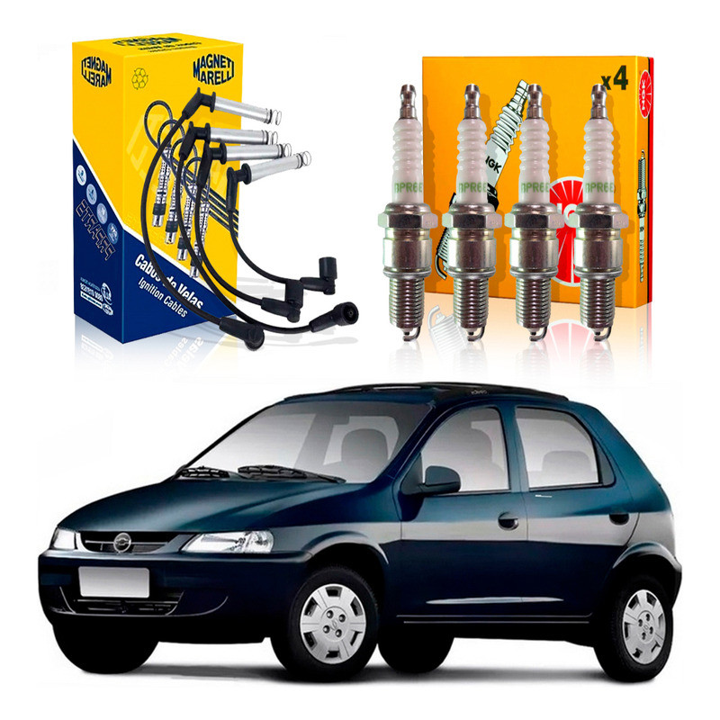 Kit Vela Ngk Cabo Celta 1.4 Mpfi 2003 A 2007 em Oferta na Shopee