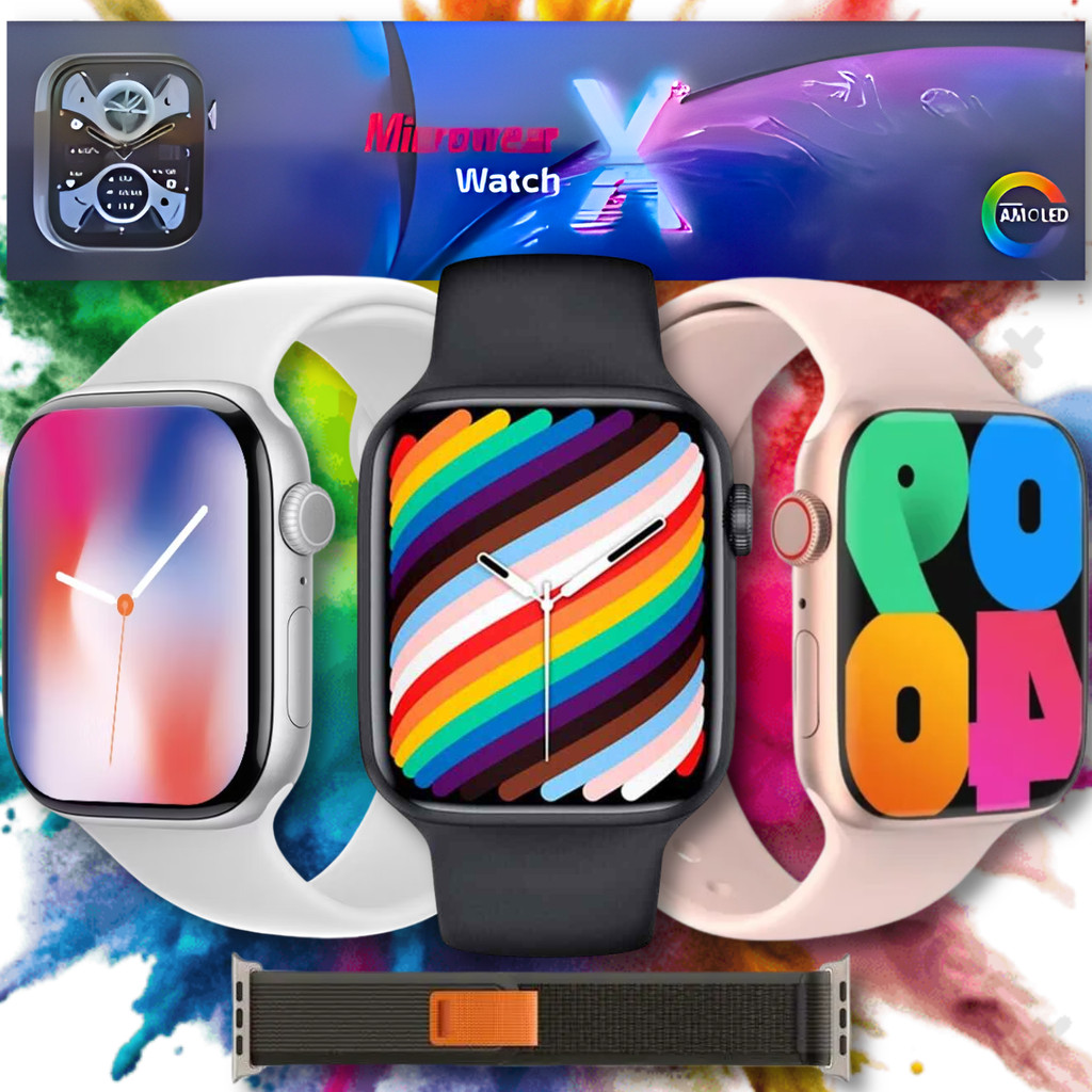 Smartwatch Watch X Serie 10 Tela Amoled Masculino Feminino Chatgpt Gps Lançamento 2024
