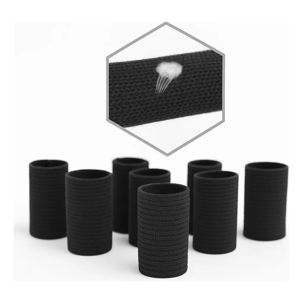Kit 12 Pares Protetor Dedo Basquete Vôlei  Elásticos Ajustáveis Premium Esporte
