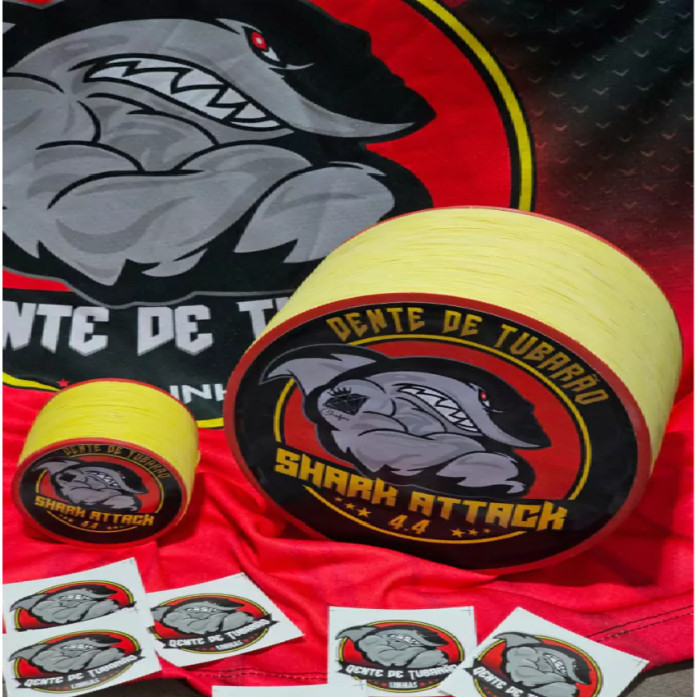 LINHA DE PIPA DENTE 1000JDS FIO 10 ORIGINAL+ ADESIVO+!!