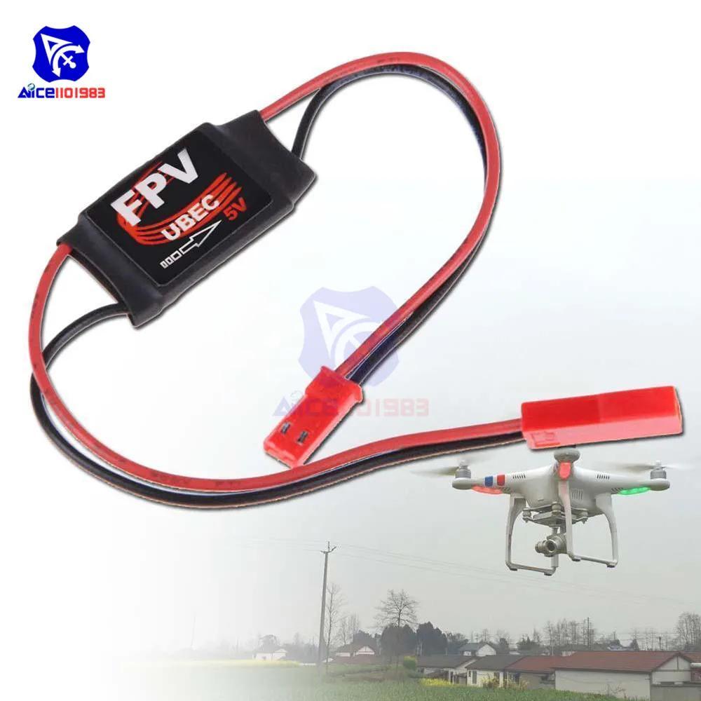 diymore UBEC 12V A 5V 3A Módulo Conversor Buck Para Câmeras De Transmissão De Imagem FPV Rc Avião Quadcopter Cardan Sem