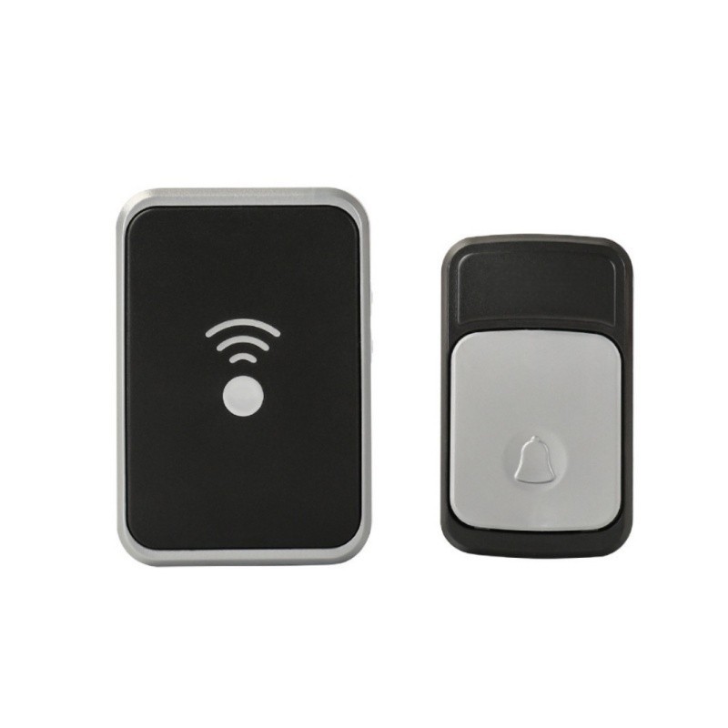 Campainha Sem Fio Residencial e Comercial à Prova D’Água com Tomada e Receptor A Pilha