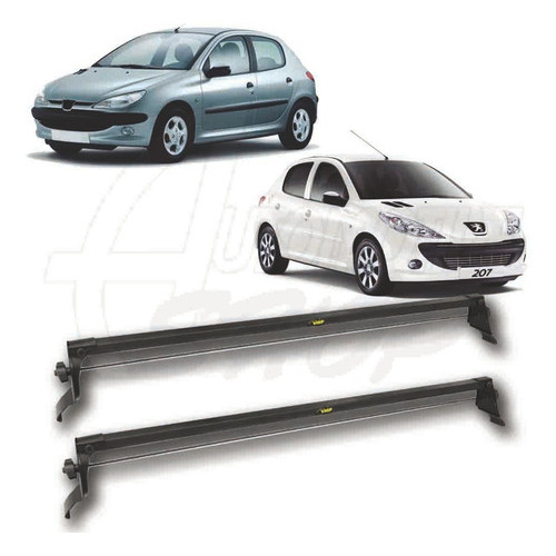 Rack De Teto Vhip Fix.porta Peugeot 206 207 4 Pts Tods C.924