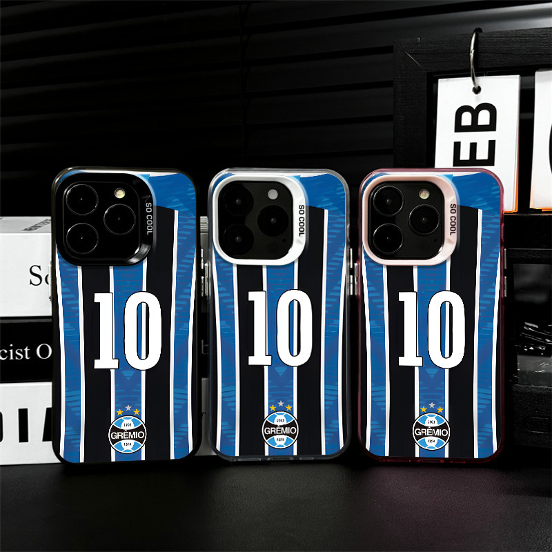 Capa de celular Camisa 10 do Grêmio para iPhone 11 12 13 xr xs max 14 15 16 pro max 8Plus 14 15plus 12 pro 14 pro