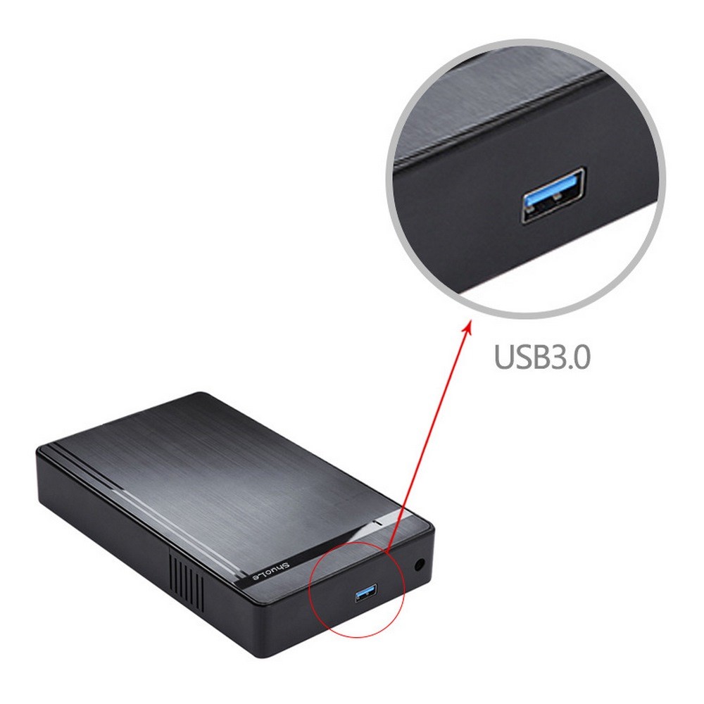 Case Gaveta p/ Montar HD Externo 3.5" Grande (de PC) Sata III USB 3.0 6Gbps Republic — imagem 2 de 2