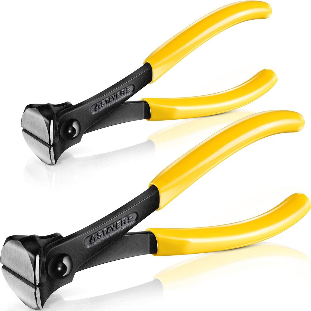 2 Pacotes de Alicates de Corte de Ponta, Ferramenta para Remover Pregos, Alicate de Carpinteiro, Ferramenta para Remover