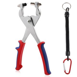 9.37Inches Ceiling Grid Punch Pliers Hand Punch Kit 3.3mm Grid Hole for Rivets Metal Hole Punch Tool Multifunction