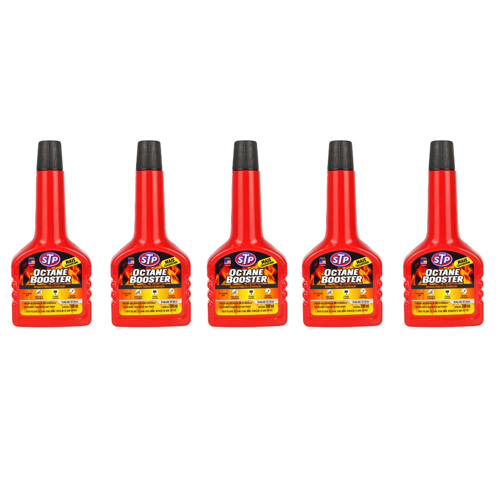 5 Aditivos Stp Octane Booster 2090brm 200ml Incolor