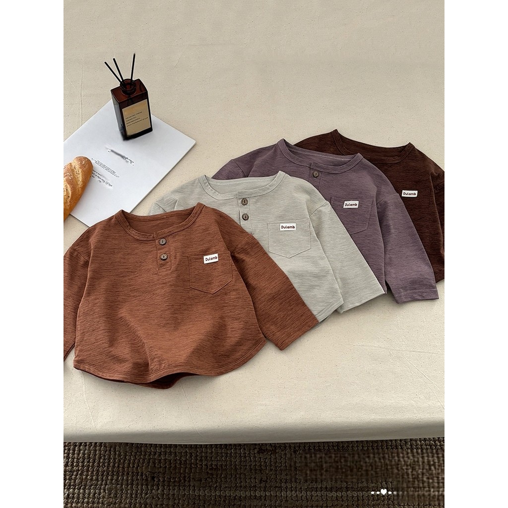 Primavera roupas infantis meninos camisetas de manga comprida meninos bebê primavera crianças primavera topos camisas de